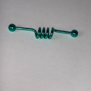 14 Gauge Green Industrial Bar with Large Coil